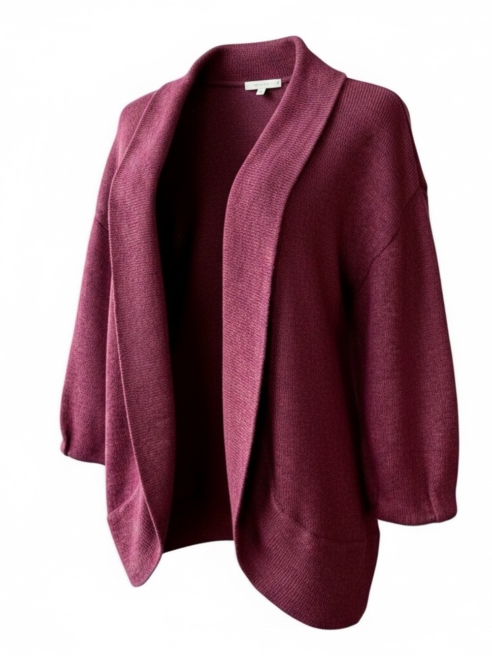 Ann Taylor LOFT Soft Dusty Rose Knit Cardigan Sweater Rabbit Hair Blend Pink M